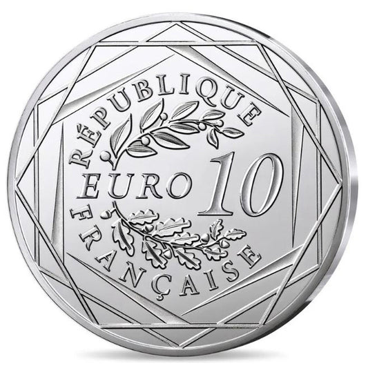 10 Euro Francúzsko 2025 - Flash - kolorovaná