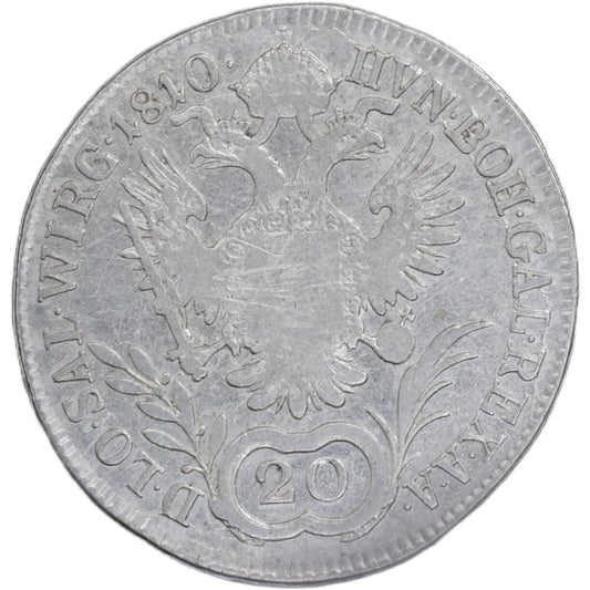 20 Grajciar František II.1810 A