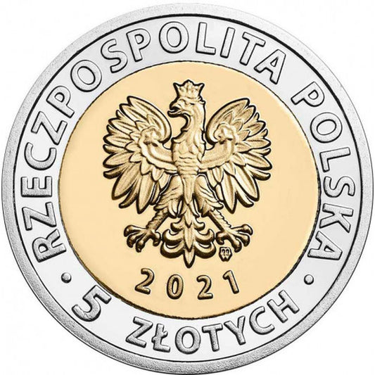 5 Zloty Poľsko 2021 - Brama Zuraw