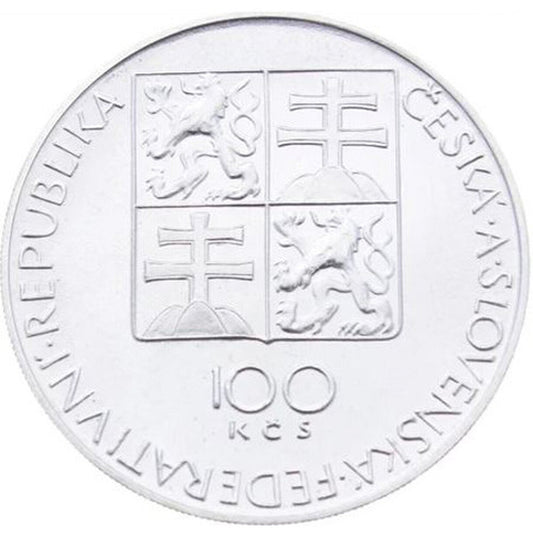 100 Kčs Československo 1991 - W.A.Mozart