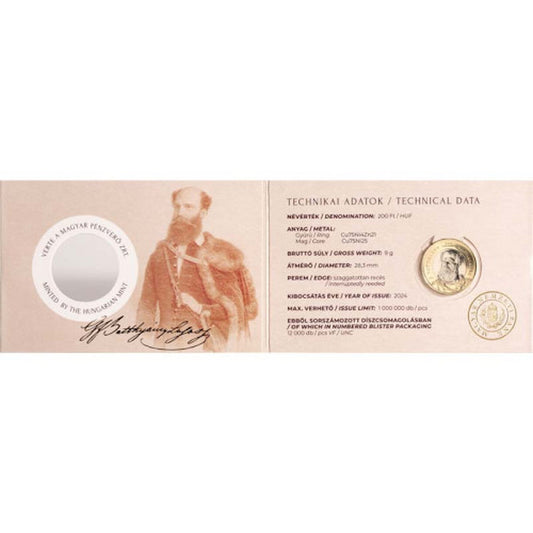 200 Forint Maďarsko 2024 - Lajos Batthyány