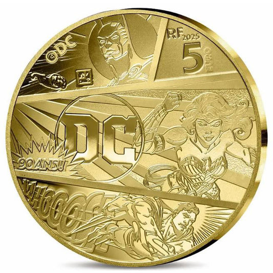 5 Euro Francúzsko 2025 - DC Comics - Proof