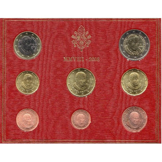 Oficiálna sada Euro mincí Vatikán 2008
