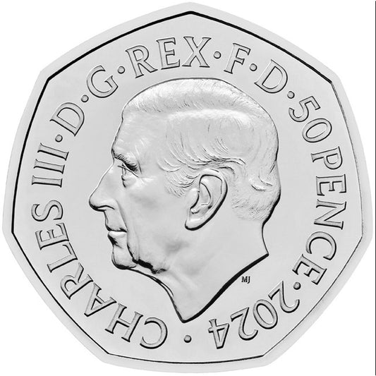 50 Pence Veľká Británia 2024 - Tyrannosaurus