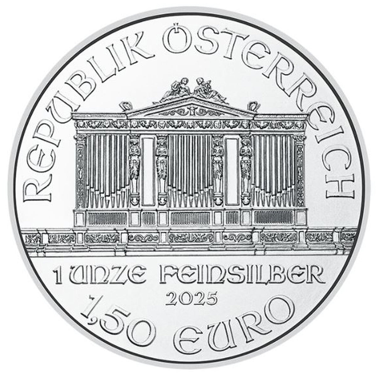 1,50 EURO Rakúsko 2025 - Wiener Philharmoniker