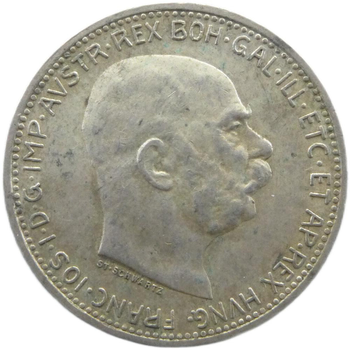 1 Koruna František Jozef I. 1914