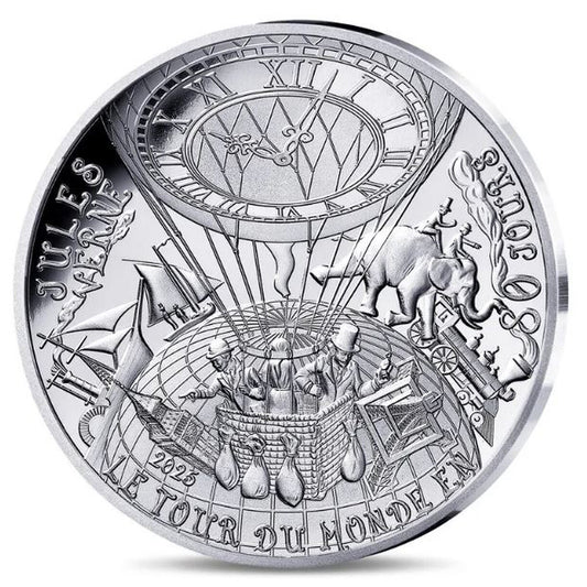 10 Euro Francúzsko 2025 - Okolo sveta za 80 dní - Proof
