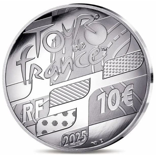 10 Euro Francúzsko 2025 - Tour de France - Proof