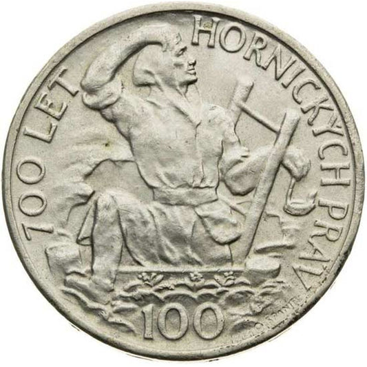 100 Kčs Československo 1949 - Hornické práva