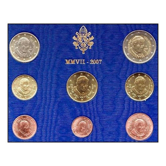 Oficiálna sada Euro mincí Vatikán 2007