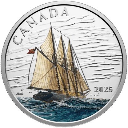15 Dollars Kanada 2025 - Trojsťažňový škuner - Proof