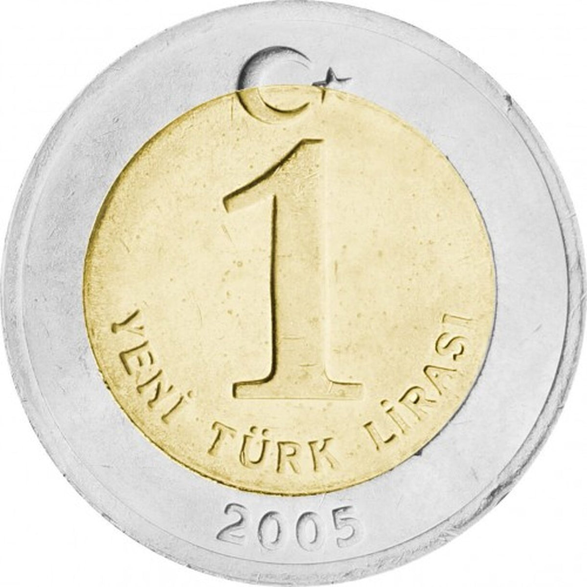 1 New Lira Turecko 2005-2008