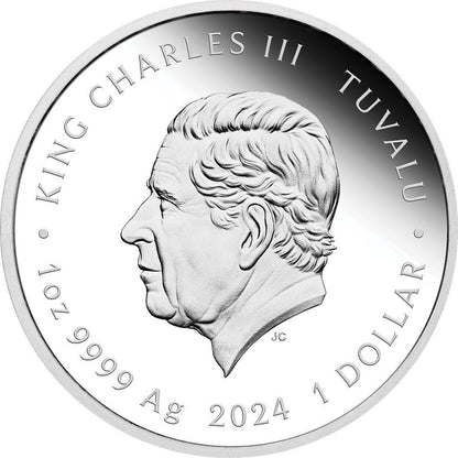 1 Dollar Tuvalu 2024 - Michelangelo