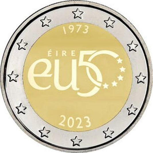 2 EURO Írsko 2023 - Vstup do EU