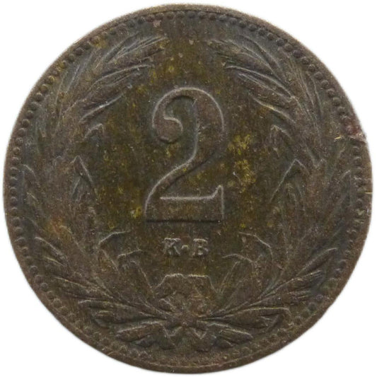 2 Fillér František Jozef I.1910 KB