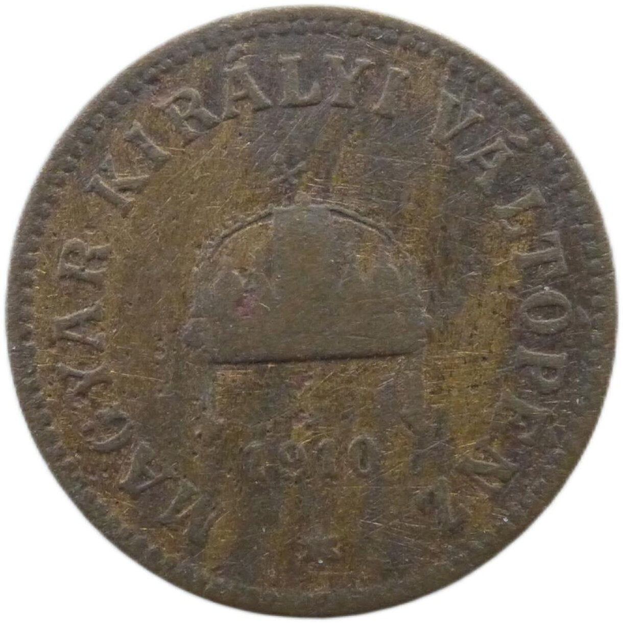 2 Fillér František Jozef I.1910 KB
