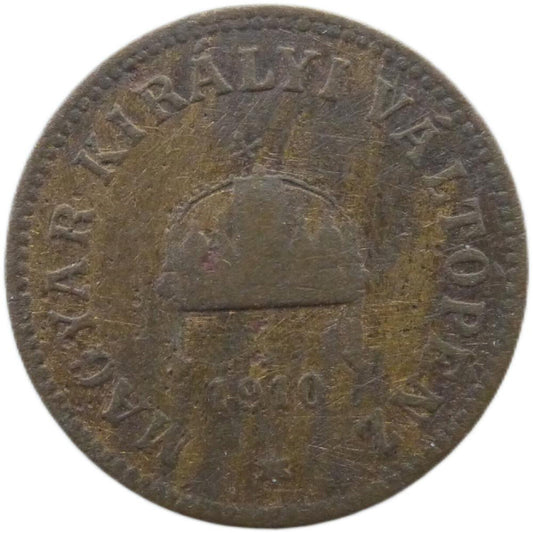 2 Fillér František Jozef I.1910 KB