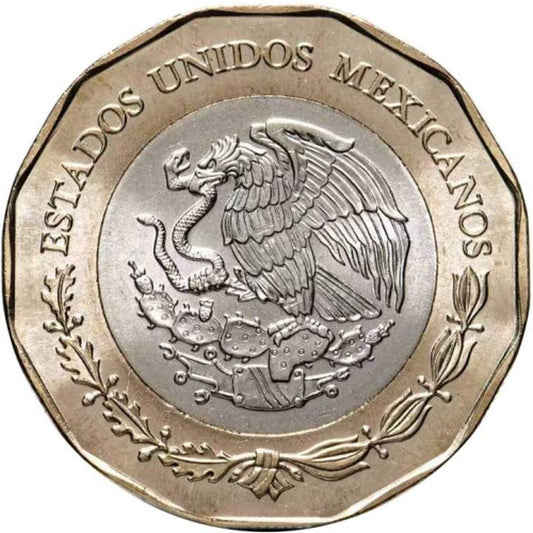 20 Pesos Mexico 2021 - Založenie Tenochtitlanu