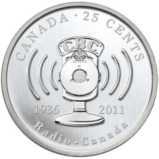 25 Cents Kanada 2011 - CBC/Radio