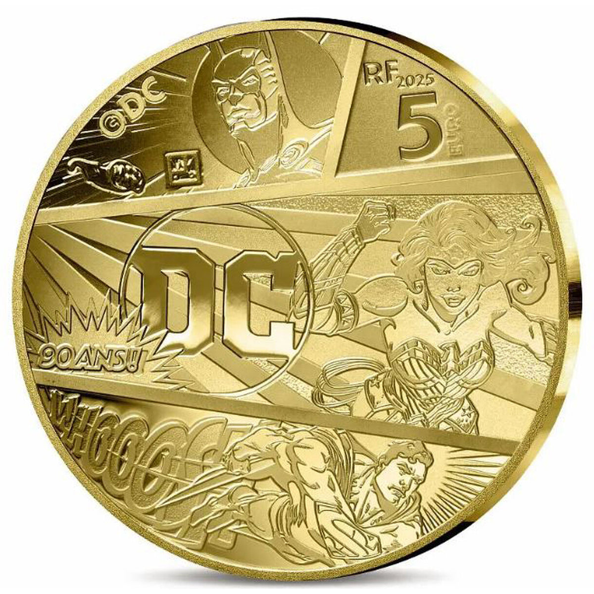 5 Euro Francúzsko 2025 - DC Comics - Proof