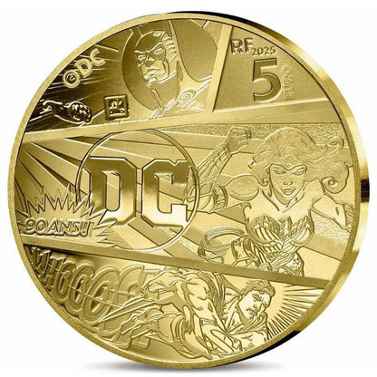 5 Euro Francúzsko 2025 - DC Comics - Proof