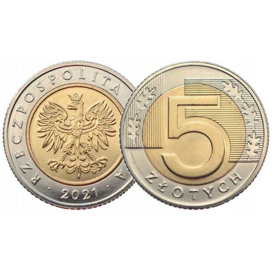 5 Zloty Poľsko 2021