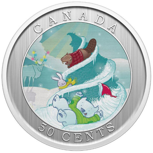 50 Cents Kanada 2025 - Vianočný stromček