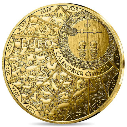 50 Euro Francúzsko 2026 - Rok Koňa - Proof
