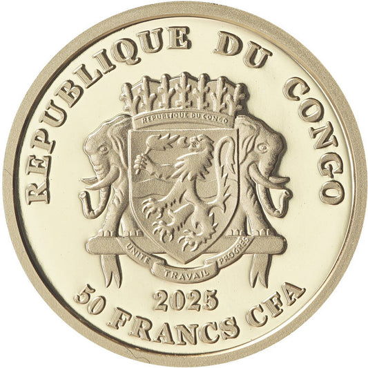 50 Francs Kongo 2025 - Vasco da Gama