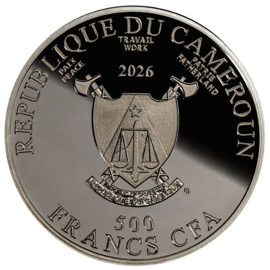 500 Francs Kamerun 2026 - Rok Koňa - Proof