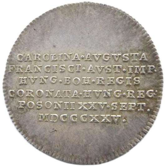 Korunovačný žetón Karolína A. Bavorská 1825
