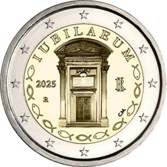 2 EURO Taliansko 2025 - Jubileum