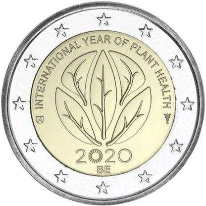2 EURO Belgicko 2020 - Medzinárodný rok zdravia rastlín