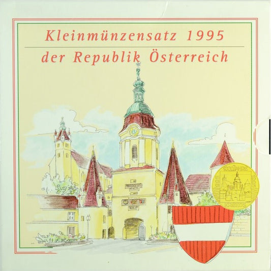 Sada obehových mincí Rakúska 1995